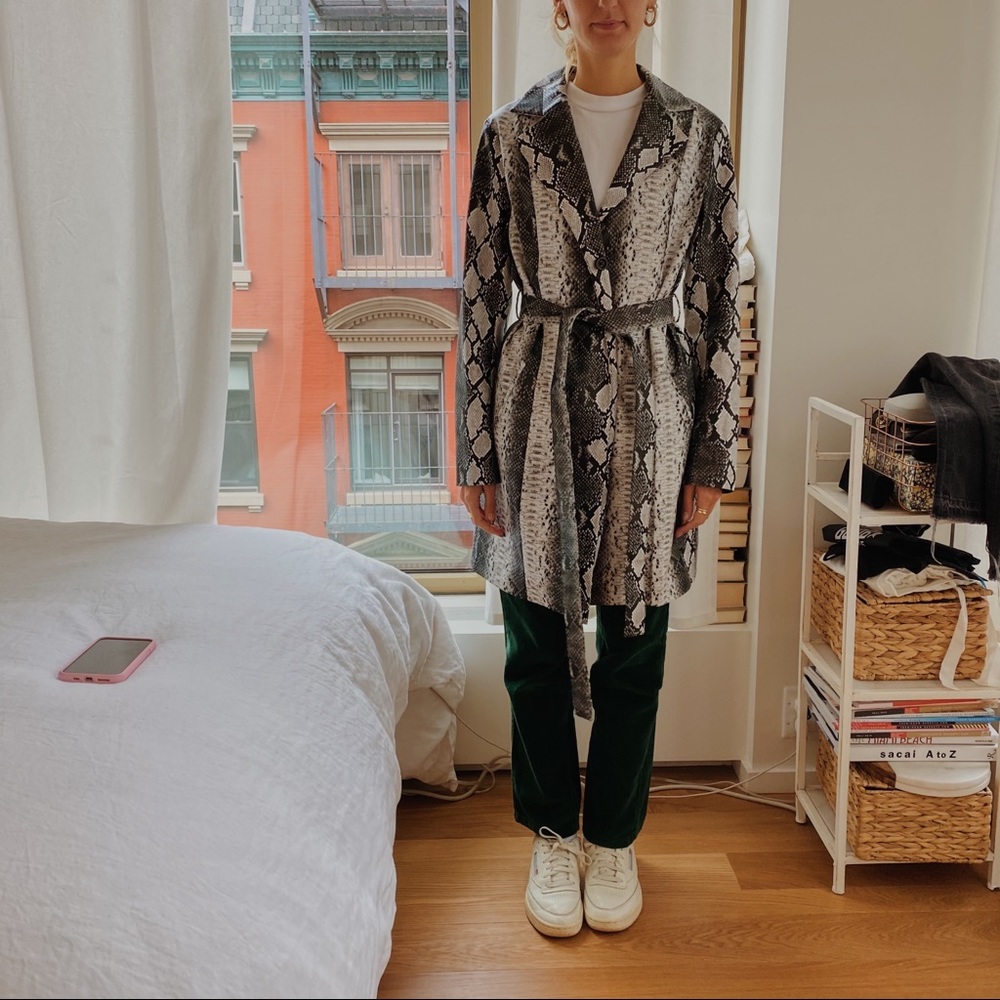 I.AM.GIA faux snakeskin jacket